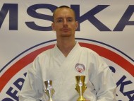 mistr Adam Knajbl - 1. místo boje MA a 3. místo forma F°6 (Dan set) (MČR 2015)